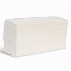WHITE C FOLD 2 PLY  HAND TOWELS
