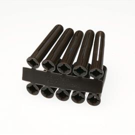 BROWN PLASTIC PLUGS
