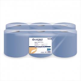 BLUE EMBOSSED CENTREFEED ROLLS  X 120MTR