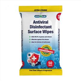 ANTIVIRAL DISINFECTANT WIPES