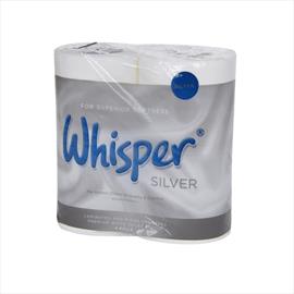 40 PACK 2 PLY WHITE TOILET ROLLS