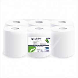 WHITE EMBOSSED CENTREFEED ROLLS