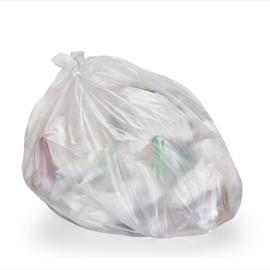 CLEAR REFUSE SACK - HEAVY DUTY