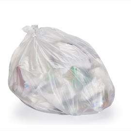 CLEAR WHEELIE BIN LINERS