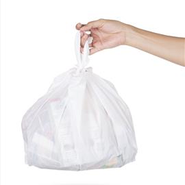 WHITE SQUARE BIN LINERS