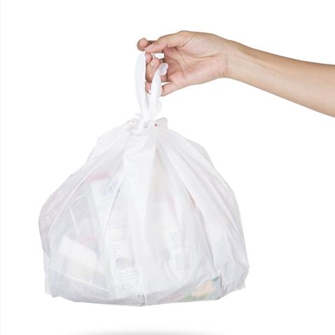 SWING BIN LINERS ON A ROLL