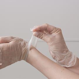 VINYL POWDER FREE GLOVES EXTRA LARGE
