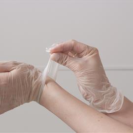 VINYL POWDER FREE GLOVES LARGE