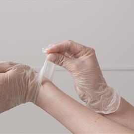 VINYL POWDER FREE GLOVES MEDIUM