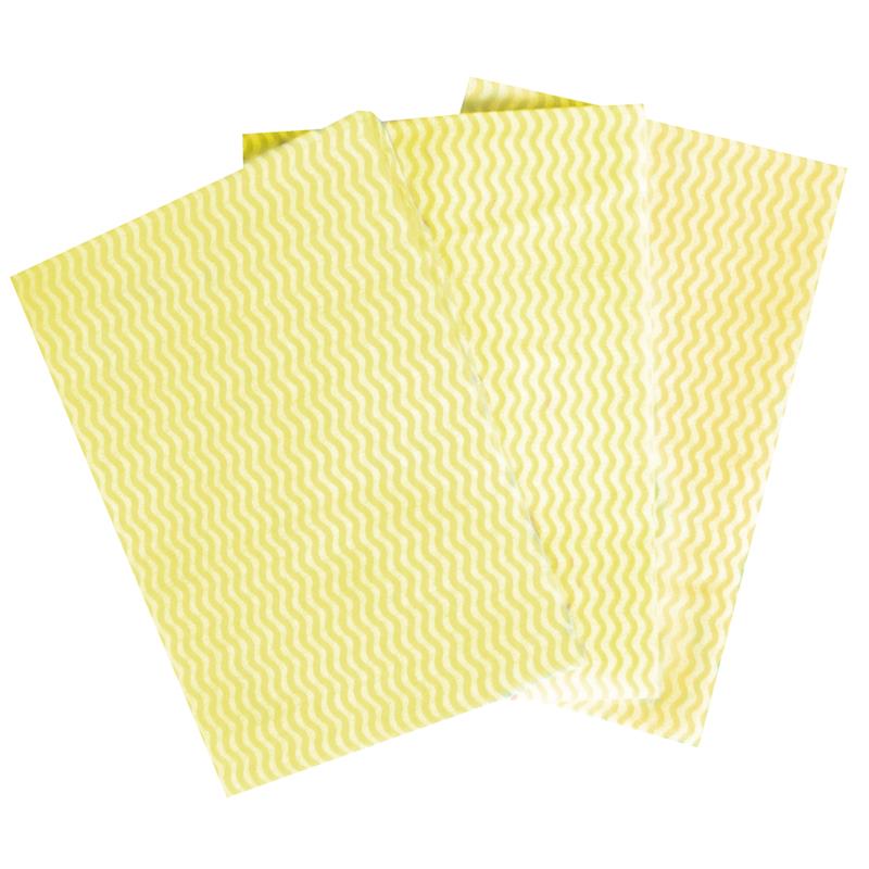 YELLOW UNIVERSAL ALL PURPOSE CLOTHS - C WIPES