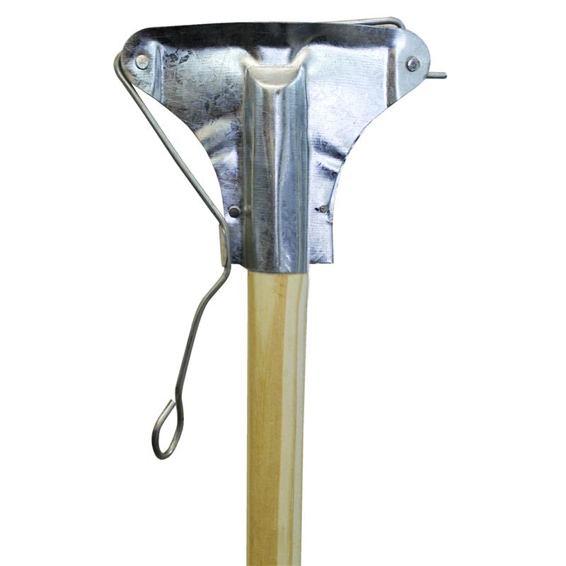 WOODEN KENTUCKY MOP HANDLE / CLIP