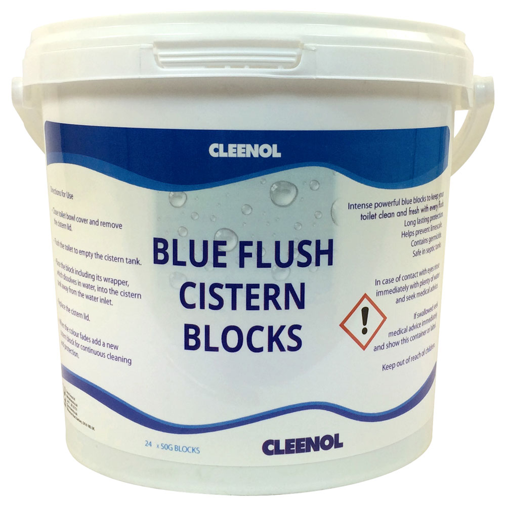 Blue Flush Cistern Blocks - SINGLE