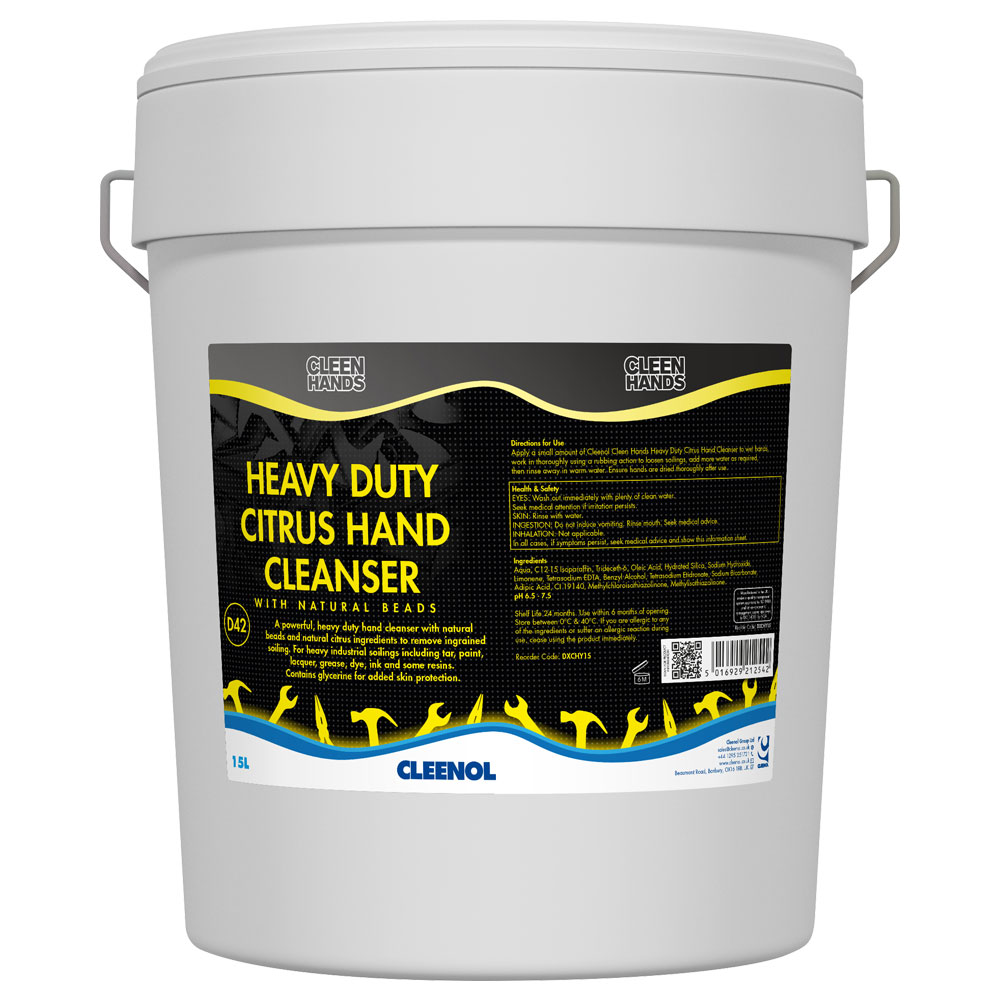 HEAVY DUTY CITRUS BEADED HAND CLEANER