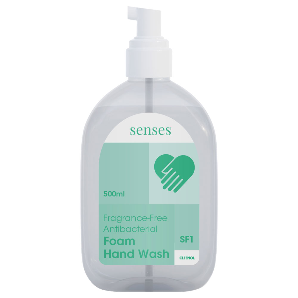 SENSES  ANTIBACTERIAL FRAGRANCE FREE FOAM HAND WASH