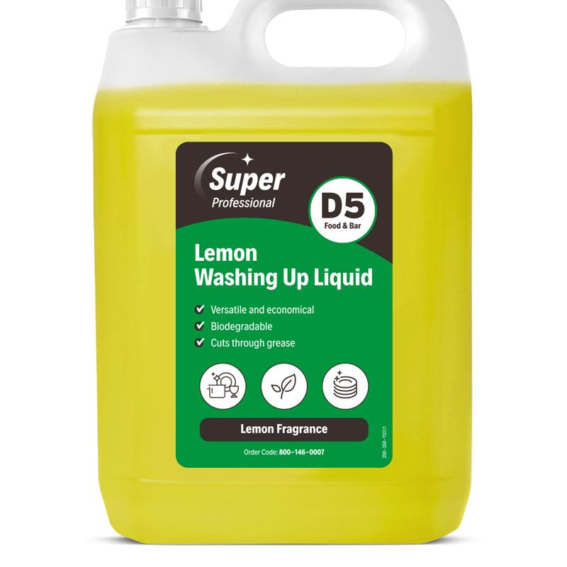 5 L SUPER LEMON WASHING UP LIQUID D5