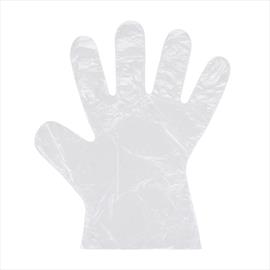 POLYTHENE CATERING GLOVES - LARGE